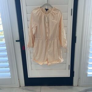 J Crew Women’s Cream Button-Up Romper‎ 🛻 Free shipping.